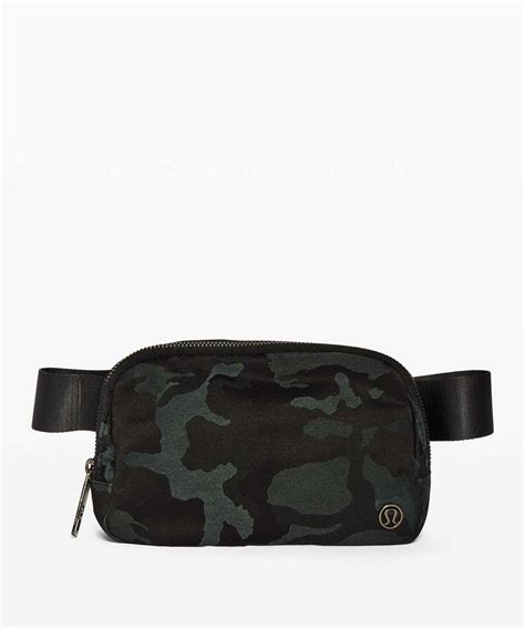 lululemon camo everywhere belt bag