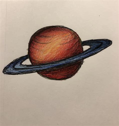 Drawing a Planet: Saturn