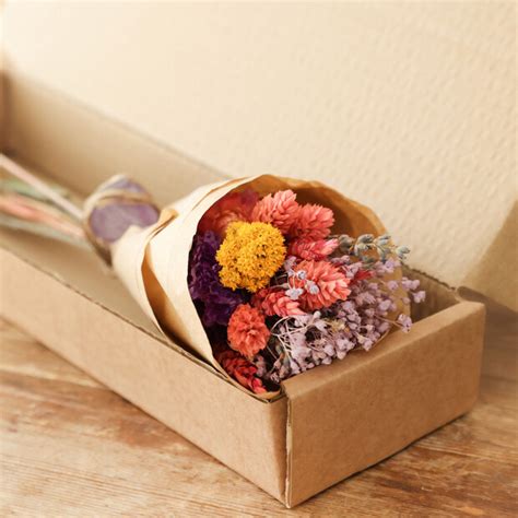 Brights Flower Posy Letterbox Gift With Amethyst Lisa Angel