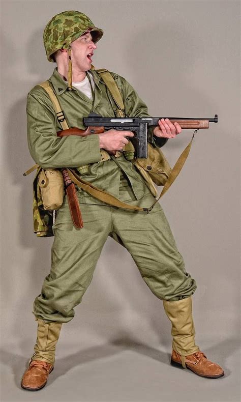 Military - uniform US soldiers WW2 USMC 03 by MazUsKarL Military Gear ...