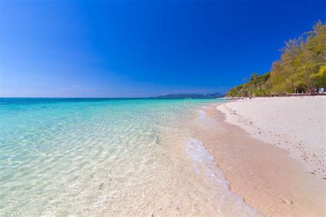 Beautiful White Sand White Sand Beach in Krabi Thailand Stock Image ...