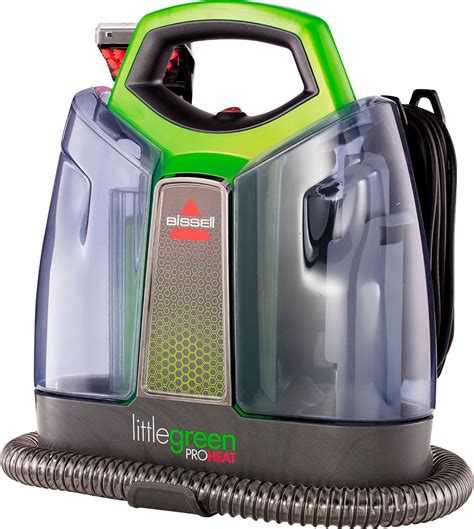 Bissell Little Green Proheat Corded Handheld Deep Cleaner Titanium With Chacha Lime Accents