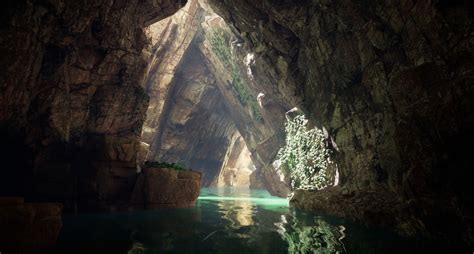 Tin Nguyen Cave Water Unreal Engine 5