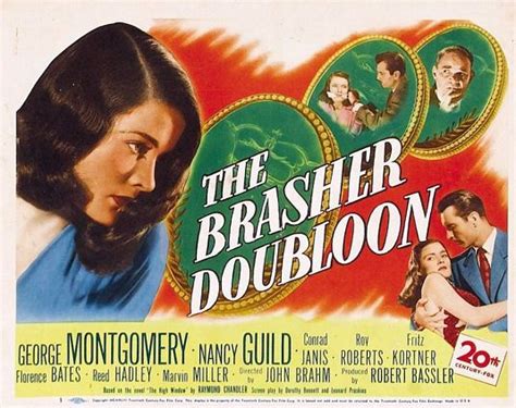 The Brasher Doubloon Movie Poster (#2 of 2) - IMP Awards