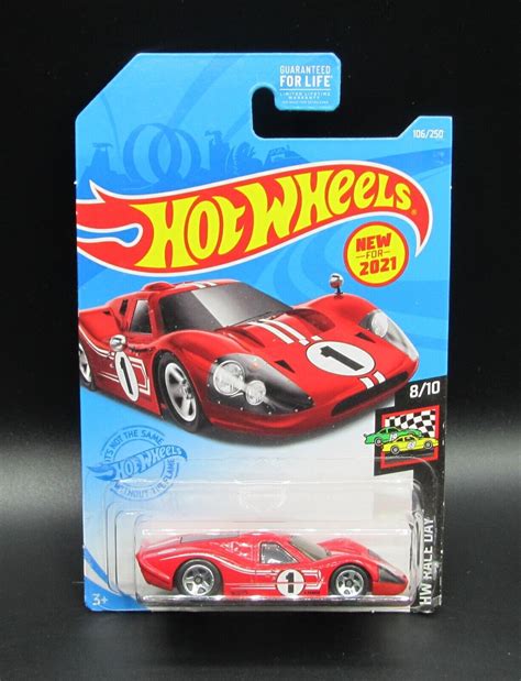 Hot Wheels Ford Gt Mk Iv Hw Race Day Red