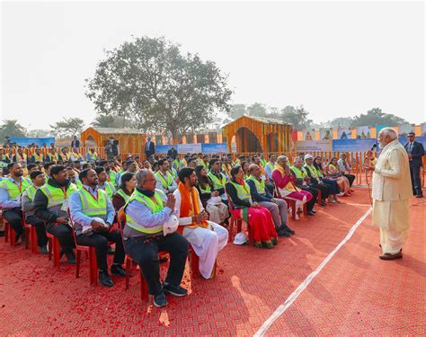 PM At Pran Pratishtha Ceremony Of Shree Ram Janmaboomi Temple In