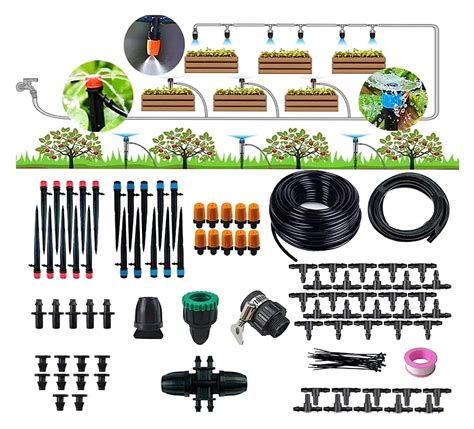 Amazon Ft Greenhouse Micro Drip Irrigation Kit For Garden