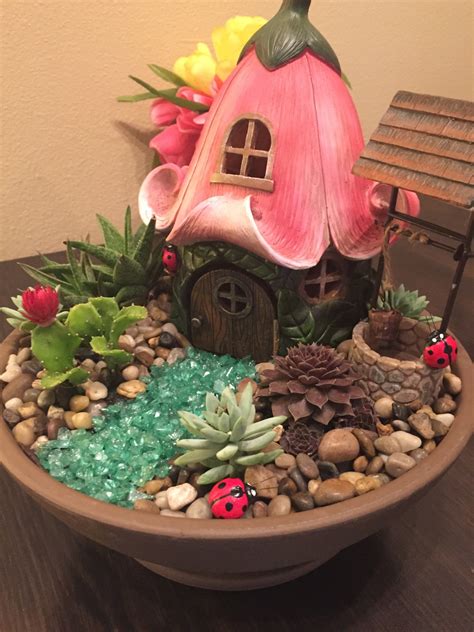 Succulent Fairy Garden Diy Virtuous Or Lovely