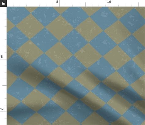 Diagonal Checkerboard With Texture In Fabric Spoonflower