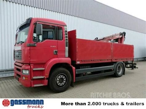 MAN TGA 18 360 4x2 Baustoff Kran ATLAS 125 1 2001 Deutschland