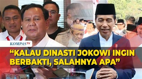 Prabowo Kalau Dinasti Pak Jokowi Ingin Berbakti Untuk Rakyat Salahnya