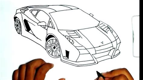 Detail Sketsa Gambar Mobil Lamborghini Koleksi Nomer 42