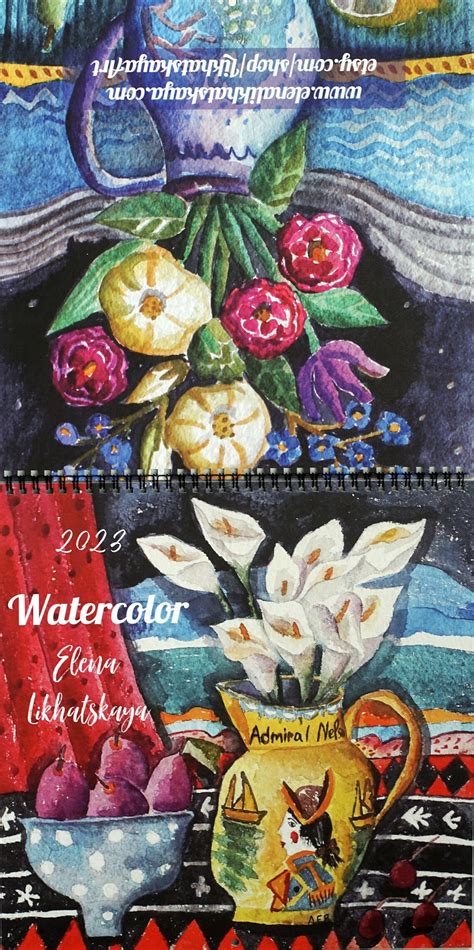 Wall Art Calendar 2023 Floral 2023 Wall Calendar Gift - Etsy