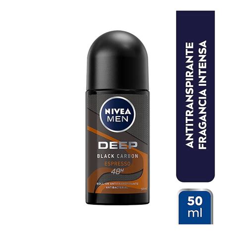 Antitranspirante Nivea Men Deep Espresso Antibacterial Roll On Ml