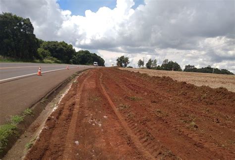 Obras De Implanta O De Terceiras Faixas Avan Am Na Br Cgn O