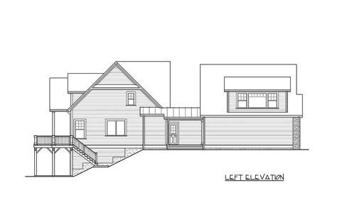 Striking 4 Bed Farmhouse Plan With Walk Out Basement 23771jd