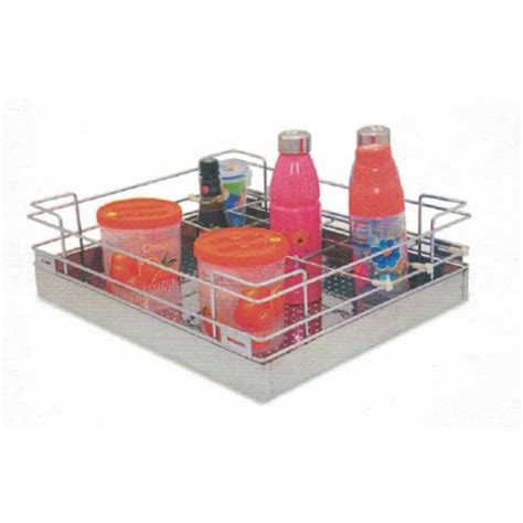 Single Rack Stainless Steel Kitchen Partition Basket At Rs 1350 In Surat