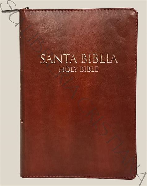 Biblia Bilingue Reina Valera 1960 King James Version Kjv Imitacion