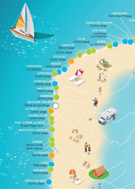 Carte Des Plages De France Voyage Carte Plan