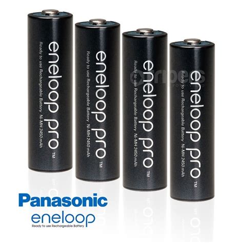 4 X Rechargeable Battery Panasonic ENELOOP PRO 2450 MAh BK 3HCCE 4BE R6