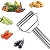 Julienne Peeler AnGeer Stainless Steel Vegetable Peeler Double Sided