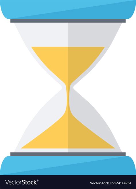 Sand Clock Time Wait Symbol Royalty Free Vector Image