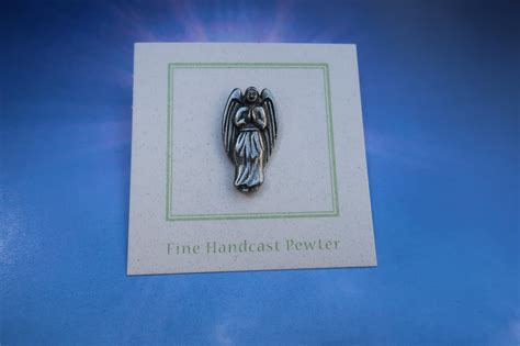 Classic Angel Lapel Pin Lapel Pins Custom Cards Prayer Cards