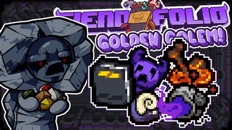 Golem Becomes A Golden God Fiend Folio The Binding Of Isaac