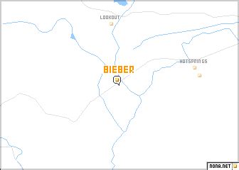 Bieber (United States - USA) map - nona.net