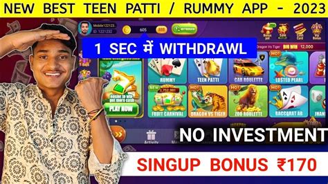 Get 151New Rummy Earning App Today Teen Patti Real Cash Game Rummy