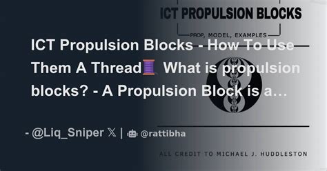 ICT Propulsion Blocks How To Use Them A Thread Thread From