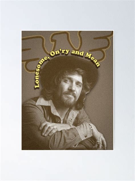 Waylon Jennings Poster For Sale By Cgardnerdesign Redbubble