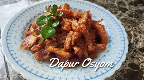 Resepi Sambal Tempe Ikan Bilis Dapur Osyom