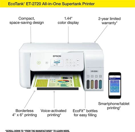 Epson Ecotank Et Impresora Inal Mbrica De Inyecci N De Tinta A