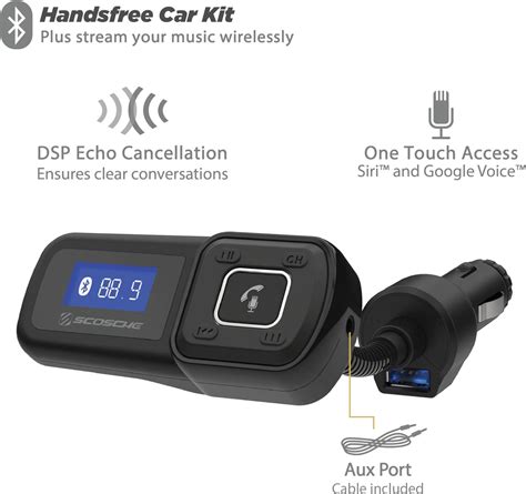 Scosche Btfm Btfreq Universal Bluetooth Handsfree Car Kit With Fm