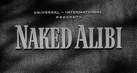 Naked Alibi 1954