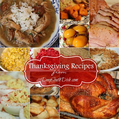 Deep South Dish: Deep South Southern Thanksgiving Recipes and Menu Ideas