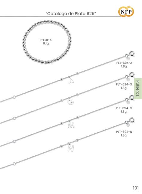 Catálogo Nfp Joyas Plata Actualizado 2023 Page 100 101 Created