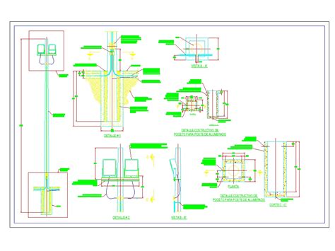 Poste De Alumbrado En AutoCAD Descargar CAD 92 6 KB Bibliocad