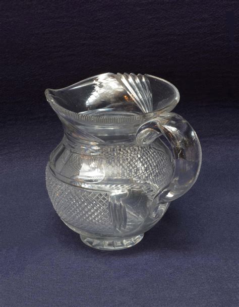 Georgian Cut Glass Jug Denton Antiques