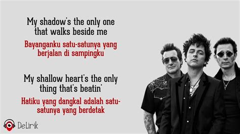 Boulevard Of Broken Dreams Green Day Lirik Lagu Terjemahan Youtube