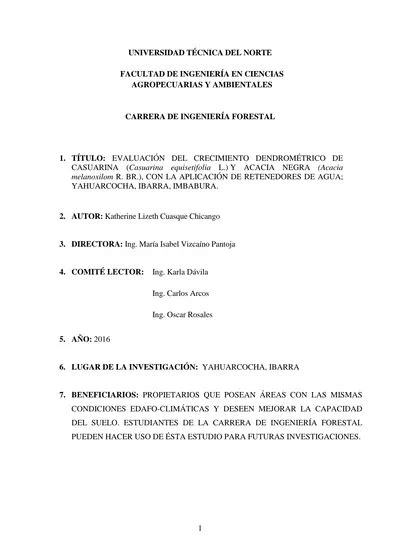 Universidad T Cnica Del Norte Facultad De Ingenier A En Ciencias