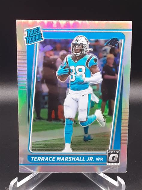 Panini Donruss Optic Terrace Marshall Jr Silver Holo Prizm Rated