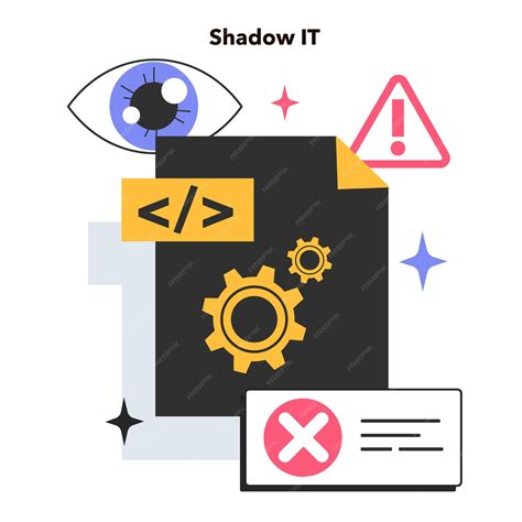 Premium Vector | Shadow it corporate computer systems designed to