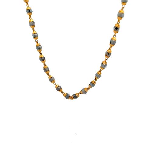 Celestial Shimmer Gold Chain Mustafa Jewellery