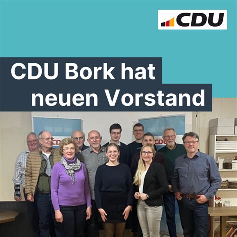 Annabell Vagedes Bleibt Vorsitzende Der Ortsunion Bork CDU