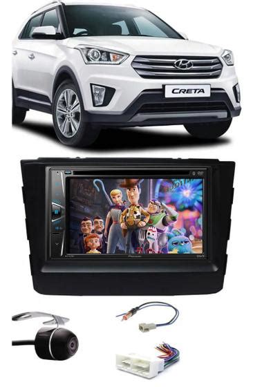 Multimídia Hyundai Creta DVD Pioneer AVH G228BT Moldura 2 Din