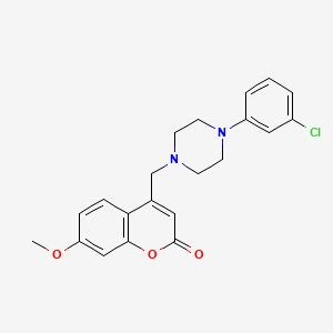 Buy Chlorophenyl Piperazin Yl Methyl Methoxychromen One