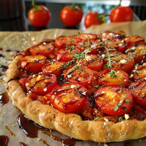 Recette De Tarte Tomate Moutarde Simple Et Savoureuse