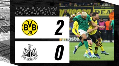 Borussia Dortmund 2 Newcastle United 0 | UEFA Champions League ...